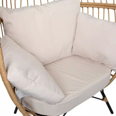 Outdoor Furniture Nordic Patio Single Seat Waterproof Wicker Egg Chair with PE Rattan
