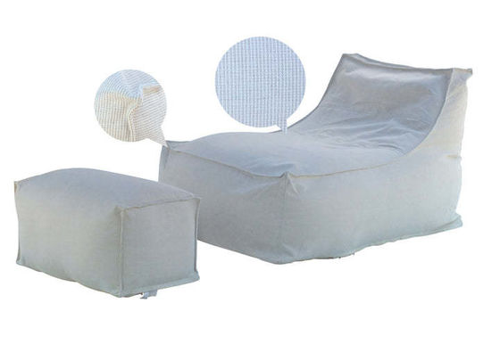 Indoor Outdoor Waterproof Bean Bag Sofa with 3-5mm Bean Filling and 30x75x30cm Pedal Size