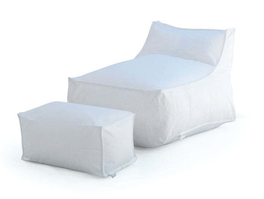 Indoor Outdoor Waterproof Bean Bag Sofa with 3-5mm Bean Filling and 30x75x30cm Pedal Size