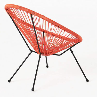 Metal Frame Plastic Rattan Wicker Acapulco Chair for Outdoor Balcony Patio Lawn Leisure