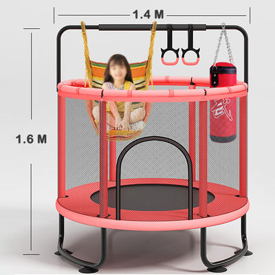 140*140*160 CM Indoor Trampoline with Safety Net Customizable For Children and Adults