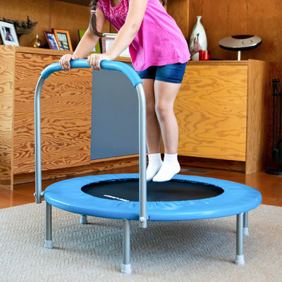 Home Indoor Outdoor Portable Foldable Kids Jumping Bed 4FT Frame Size with Handle
