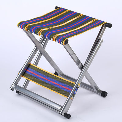 Outdoor Fishing Camping Chair with Backrest Portable and Lightweight Metal Iron Stool