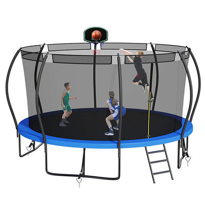 Adult Children Kids Basketball Hoop Set Trampoline with Protective Net and Logo Option