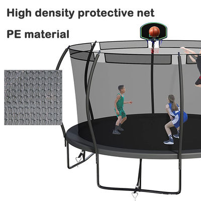 Adult Children Kids Basketball Hoop Set Trampoline with Protective Net and Logo Option