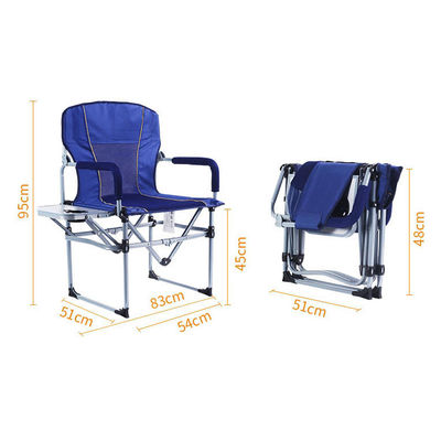 Outdoor Camping Picnic Fishing Chair with Side Table Lightweight and Portable Design