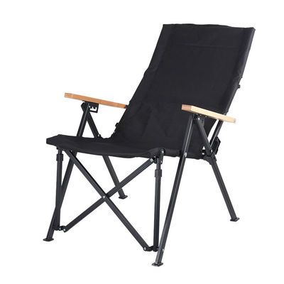 Metal 4-Position Adjustable Backrest Folding Chair for Camping Fishing Hiking Outdoor