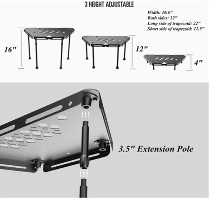 50*22*10/30/40cm DIY Beach Picnic Camping Coffee Dinning Tactical Table for Courtyard