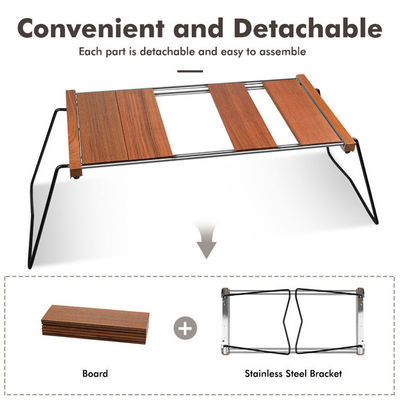 Lightweight Portable Adjustable Barbecue Beach Picnic Camping Kitchen Table for Dinner