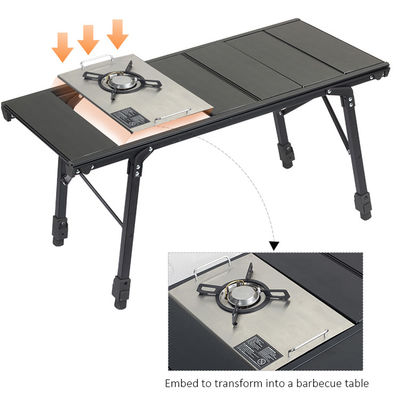 Adjustable Lightweight Camping Table for Hiking Garden BBQ Beach Picnic Kitchen