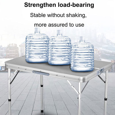 Folded Outdoor Garden Patio Portable Aluminum Camping Dinning Table and Chair Set for Barbecue Beach Picnic