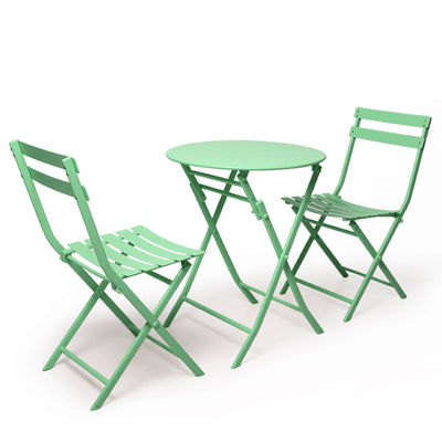 Traditional Charm Contemporary Function Folding Table and Chair Set for Courtyard