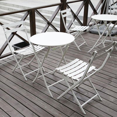 Traditional Charm Contemporary Function Folding Table and Chair Set for Courtyard