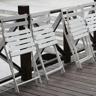 Traditional Charm Contemporary Function Folding Table and Chair Set for Courtyard