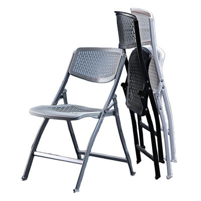Outdoor Banquet Events Plastic Metal Foldable White Black Dining Chair for Wedding Hotel