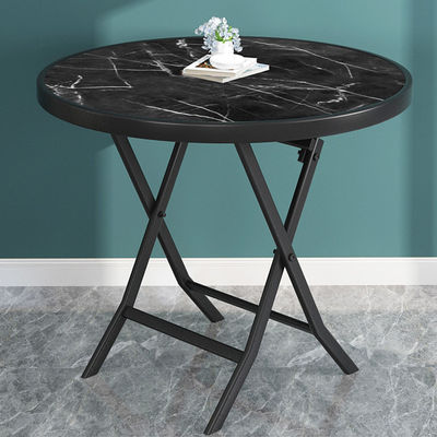 Outdoor Table Metal Tempered Glass Square Round Folding Foldable Coffee Dining Table