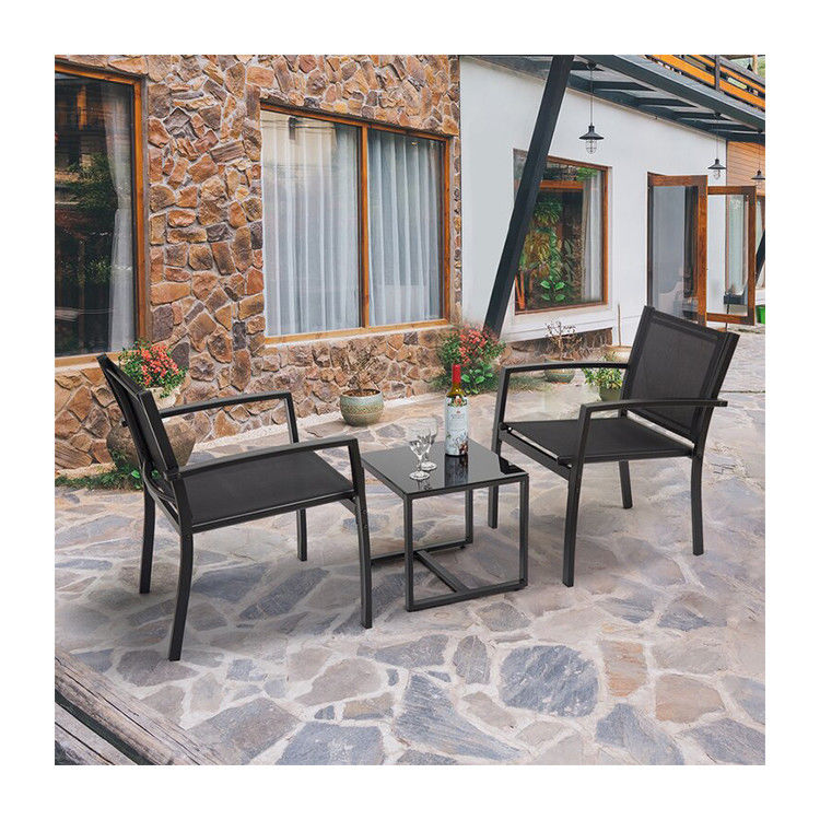 Minimalist Design Style AJUNION 2 Seating Outdoor Furniture for Garden and Balcony
