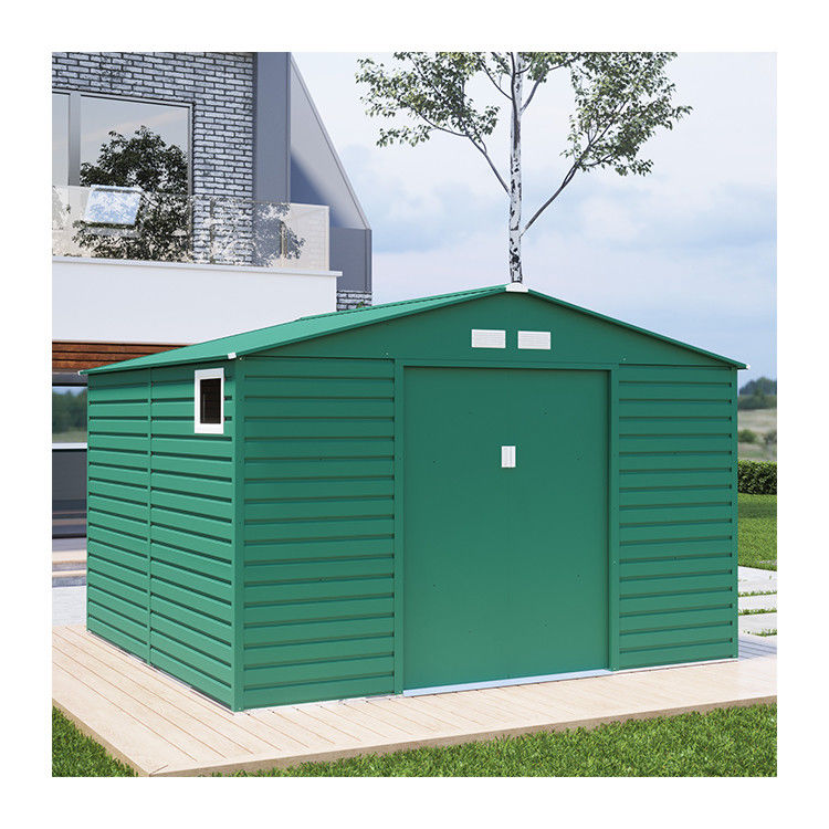 120kg Capacity Color Steel Plate Galvanized Steel Garden Building Shed with Air Vents