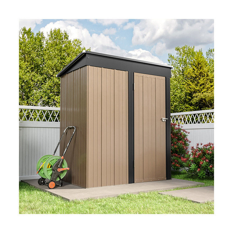 Waterproof Metal Storage Shed Steel Garden House Color Steel Plate Galvanized Steel