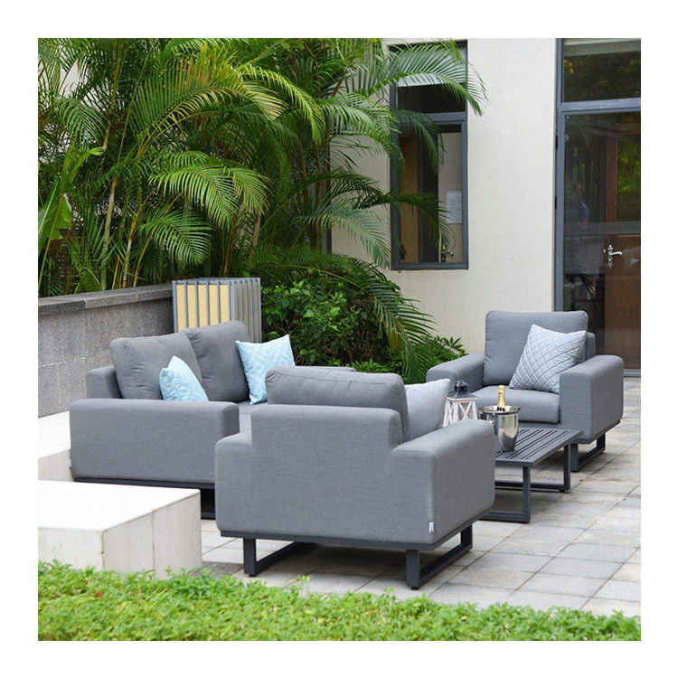 Elevate Your Garden with AJUNION All Weather Fabric Outdoor Furniture Sofa Lounge Set