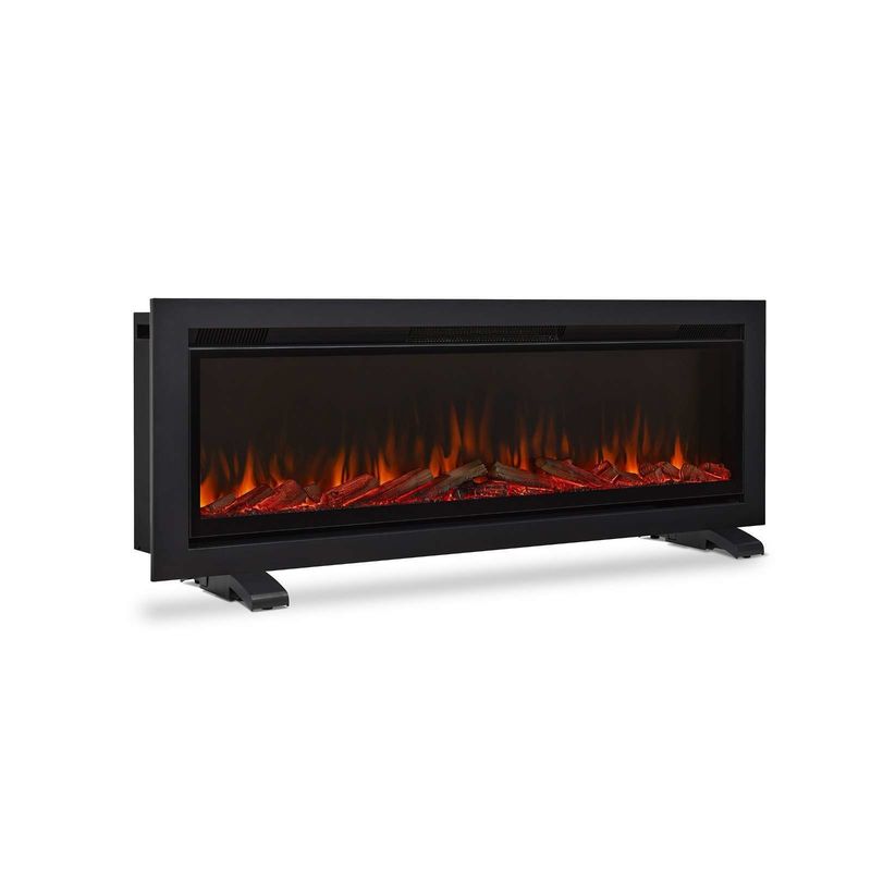 Modern Wall Mounted Electric Fireplace Insert with 6 Flame Colors and 3d Water Vapor