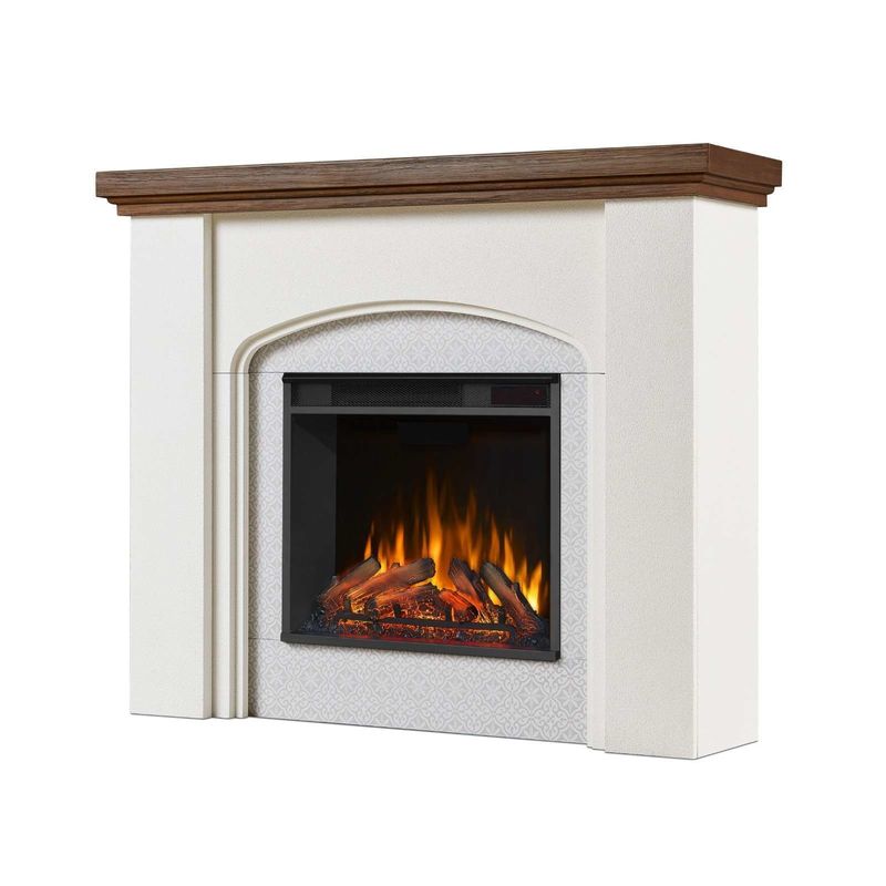Indoor Warming Electric Fireplace Cabinet Heating up area 1000 square feet Decorative