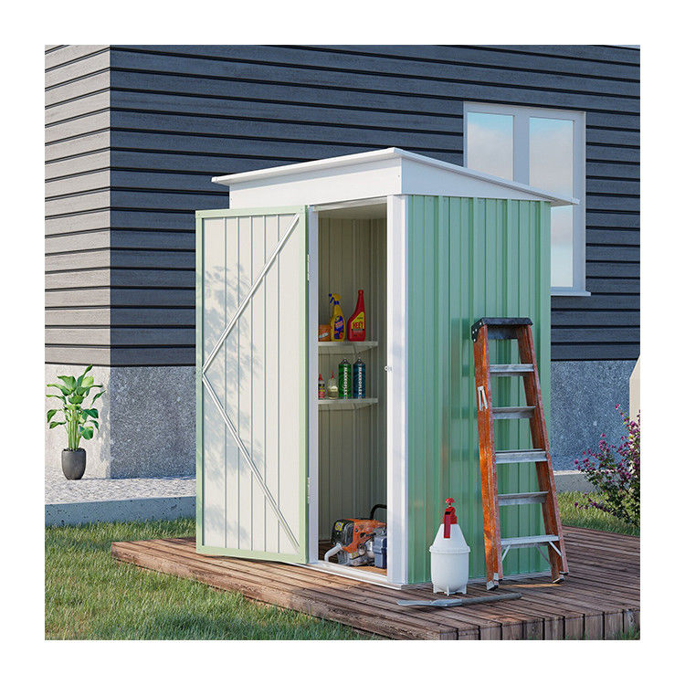 Secure Lockable Door Storage Shed for Tools and Bikes 2-tier Adjustable Shelf Design