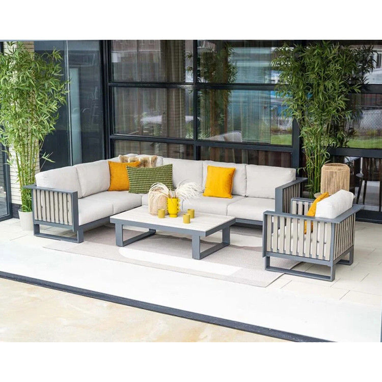 Stylish and Durable AJUNION All Weather Cushions Garden Furniture Set for Your Patio