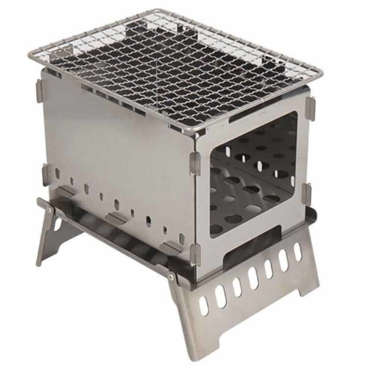 20*15*21 cm or OEM Fire Pits Stainless Steel Mini Foldable Camping Stove for Picnics