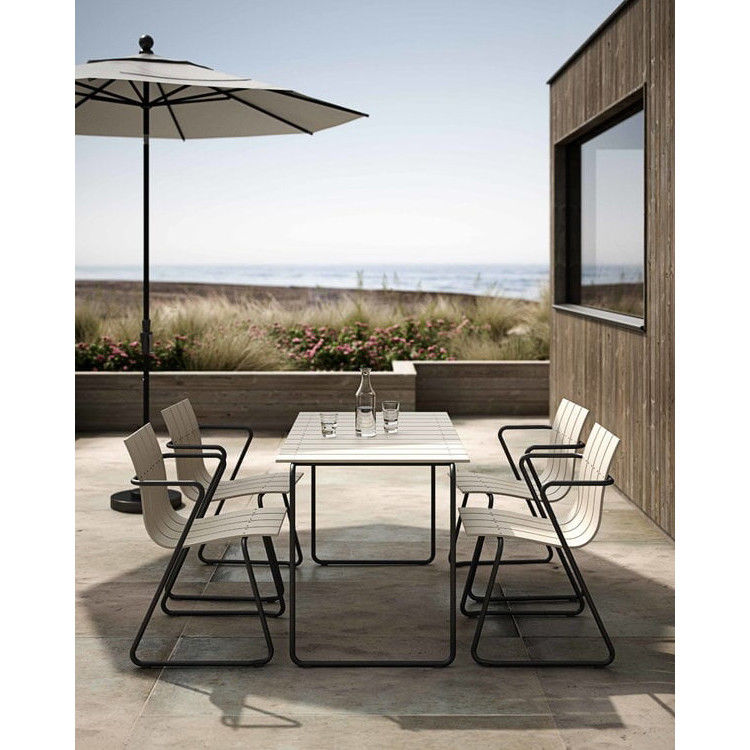 Relax in Style with AJUNION Steel Outdoor Dining Set Patio Chair Garden Armchair