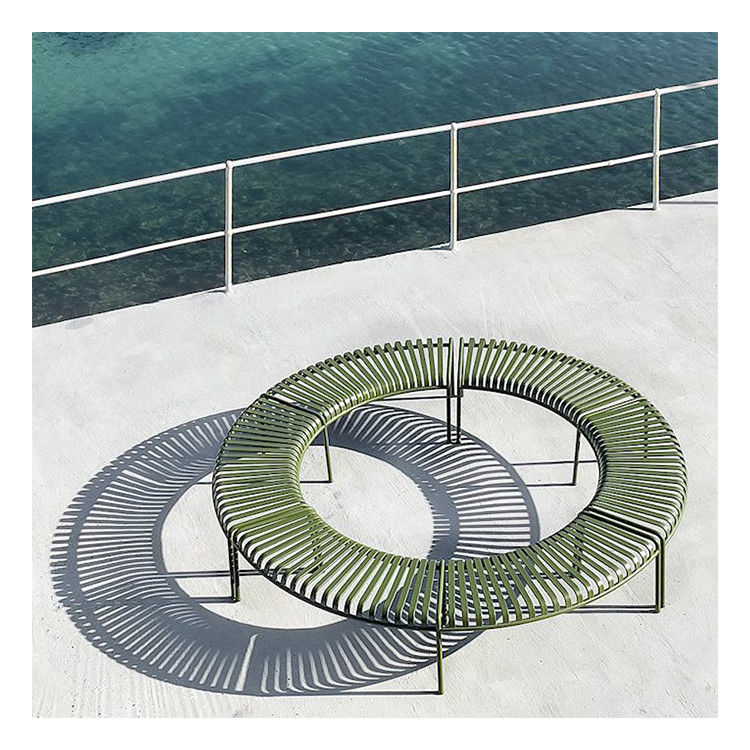 Y Mail Packing Minimalist Garden Set Outdoor Furniture Park Bench Patio Steel Bench