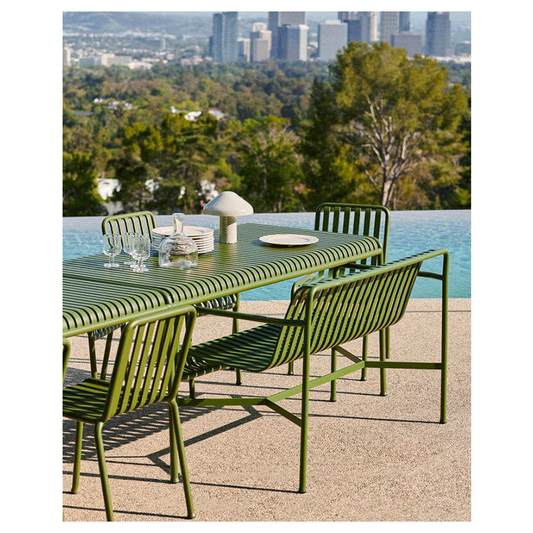 Mail Packing Steel Frame Outdoor Furniture Garden Set Minimalist Style by AJUNION