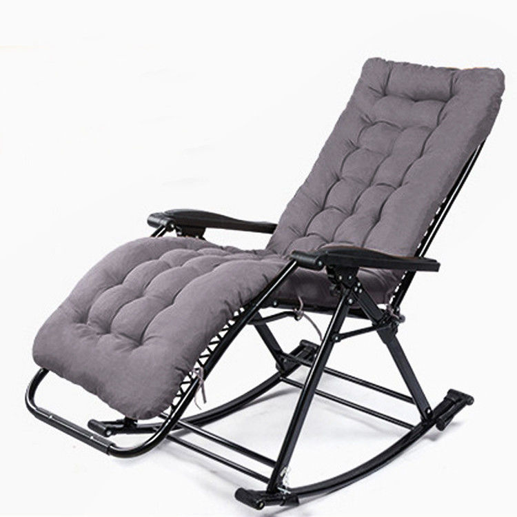 Custom Logo Sun Recliner Lounge Chair Outdoor Garden Camping Foldable Portable Chair