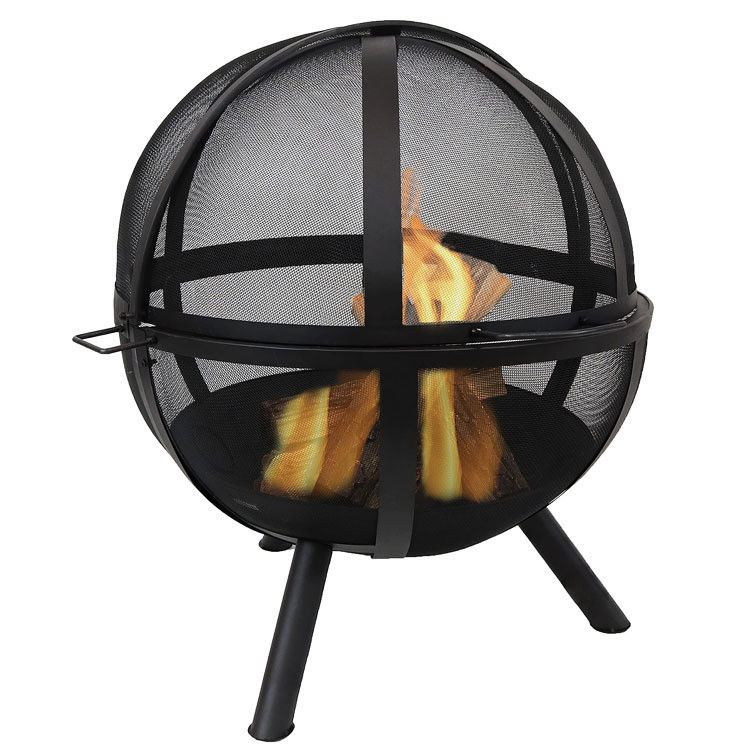 Outdoor Patio Backyard Garden Bonfire Firepit for Steel Wood Burning Charcoal Fire Pit