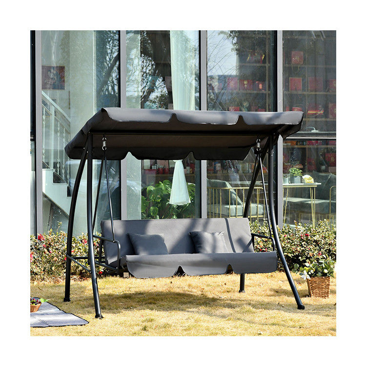 Upgrade Your Patio with AJUNION 3 Seater Garden Swing Hammock Chair 30kg Weight Limit