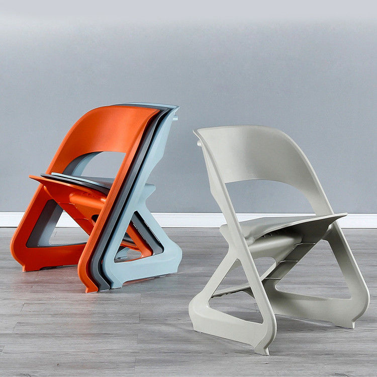 Simple Modern Stackable Plastic Cafe Chairs for Nordic Morden Outdoor Leisure Balcony