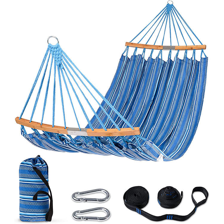 Villa Outdoor Indoor Garden Camping Portable Foldable Ultralight Cotton Swing Hanging Hammock Bed