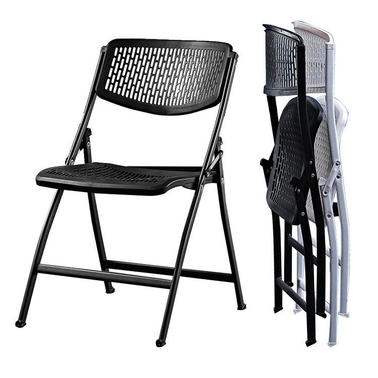 Foldable White Metal Plastic Stackable Chairs for Outdoor Hotel Garden Party Banquet Events