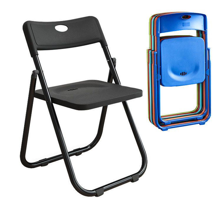 Metal Frame Stackable Folding Plastic Dining Chair for Hotel Outdoor Garden Restaurant