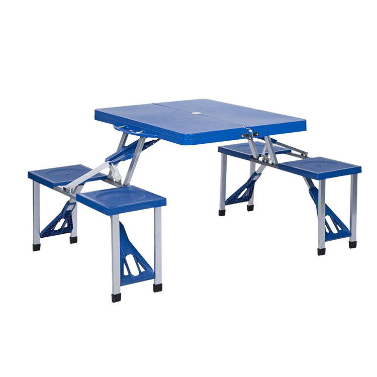 Outdoor Travel Foldable Portable Plastic Metal Table and Chair Set with Custom Logo