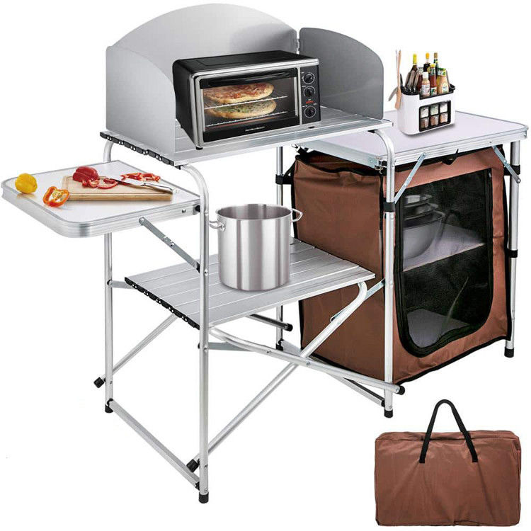 Foldable Portable Table for Outdoor Garden Backyard Patio Villa Party Event Banquet