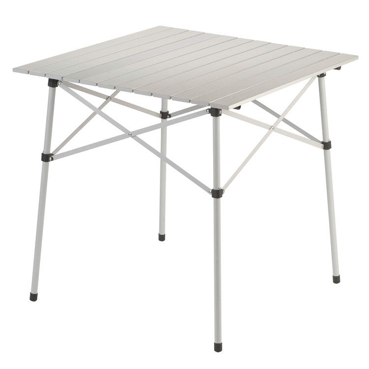 Embroidery or Printing Logo Lightweight Aluminum Roll Up Table for Beach Picnic Camping
