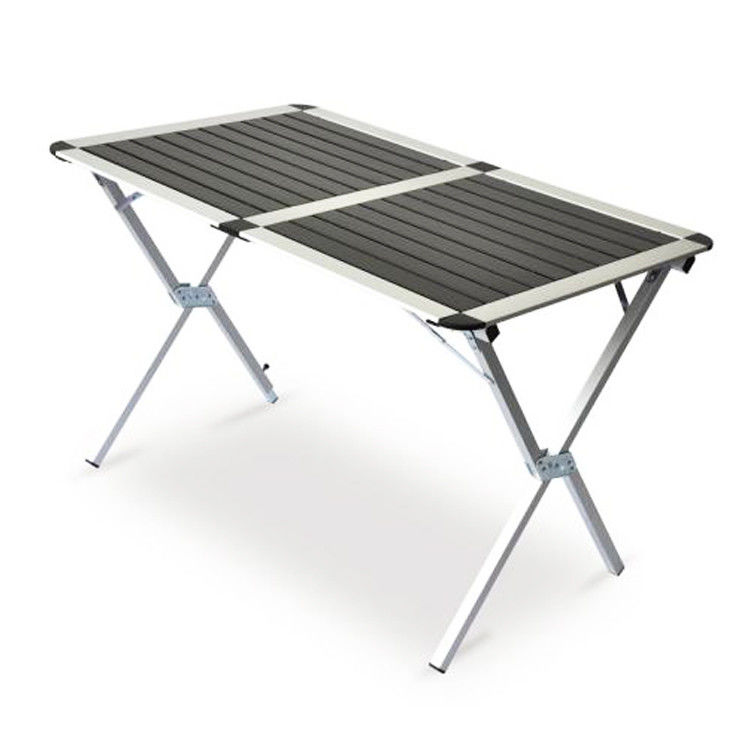 Portable Lightweight Aluminum Folding Table for Outdoor Garden Patio Party Event